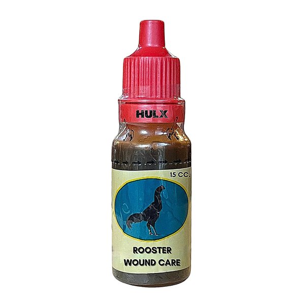 HULX 2 PCS, Rooster Booster Chicken Wound Care Skin Soother Healing 30 CC. Protection & Quickly Recover Skin Heal Wounds Pain After Fighting Fast Dries Work Well for Sore Mouth Face Feet Poultry Bird