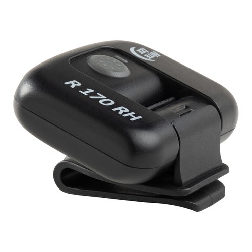 Nite Ize Radiant 170 Rechargeable Clip Light - Rechargeable Headlight for Hiking, Camping & More - Adjustable Headlamp for Hats & Straps - 170 Lumen Light - Black