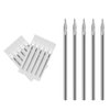 ATOMUS Body Piercing Needles, 10pcs Stainless Steel Sterile Disposable Ear Nose Navel Nipple Lip Piercing Needles (10pcs 12G)