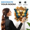 Wooden Puzzles for Adults, 300 Pieces Adult Puzzles, Unique Clock Butterfly Puzzles Gifts for Puzzle Lover, Wooden Puzzle Games (L-13.4 * 12.5in)