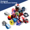 Tezoro Standard Dart Flights sets 30 sets 90 pcs Durable Replacement Dart Accessories Parts Supplies, Rich Variety of Designs Tail Wing