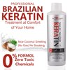 Brazilian Keratin Hair Treatment Straightening ,Magic Master Keratin 120ml Long Lasting Keratin Treatment Free Formalin Without Strong Smelling and Smoking Straighten Smooth Normal Curly Hair