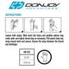 DonJoy Advantage DA161WB02-BLK-R Stabilizing Speed-Wrap Wrist Brace for Carpal Tunnel, Sprains, Strains, Tendonitis, Instabilities, Palm/Dorsal Stays, Right