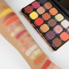 Makeup Revolution Forever Flawless Eyeshadow Palette, Fire, Matte & Shimmer Hues, 18 Pigment-Rich Shades, Cruelty-Free, 0.52 Oz