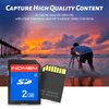 INDMEM 2GB SD Card, 10 Packs Class 4 2GB Flash Memory Card MLC Standard Secure Digital Cards Camera Card