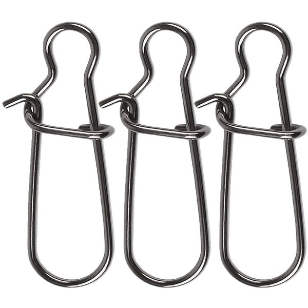 JSHANMEI Fishing Duo-Lock Snap Stainless Steel Nice Snap Fishing Connector Quick Change Safe Lock Freshwater Saltwater Fishing Tackle Accessories #0