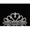 Lovelyshop Mini Heart Rhinestone Tiara for Wedding Bride Prom Birthday Pegeant Prinecess Party-1 Pack