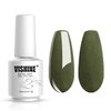 Vishine Gelpolish Manicure DIY Long-lasting Gel Nail Polish Lacquer Shiny Color UV LED Soak Off Glitter Pearl Olive(1025)