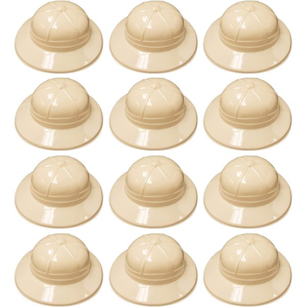 Super Z Outlet Safari Party Hats Plastic Jungle Theme Animals Explorer Pith Halloween Costume Toy for Kids (12)