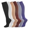 NOVAYARD Compression Socks For Women& Men Graduated 15-20 mmHg Media De Compresion Mujer(6 Pairs)