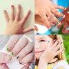 Konsait 700pcs Easter Nail Art Stickers,St. Patrick’s Day Decoration Luck of The Irish Nail Art Stickers Decals, Bunny Shamrock Nail Sticker False Nail Design Self-Adhesive Nail Tips Decorations