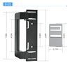 Ytpoools 2 Pack 3316882900 RV Refrigerator Door Handle Holder Grip Black Hardware, Fit for 3316882.900 S,Std Dr Handle Combo-6/8 Amii DM2672, DM2682, DM2872, DM2882 Refrigerators with Airing Cards