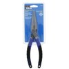 IDEAL Electrical 35-3038 Long Nose Plier – 8.5 in., Plier with Smart Grip Handles, Cutter, Serrated Jaws