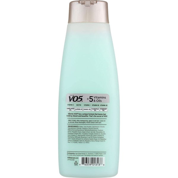 Vo5 Alberto Herbal Escapes Moisturizing Conditioner Ocean Refresh 12.5OZ (Pack of 6)