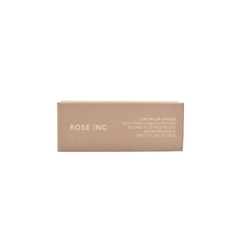 ROSE INC Satin Lip Color Refillable Hydrating Lipstick Poetic