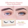 Icona Lashes False Eyelashes Pack - Fake Eyelashes Extensions - Soft, Fluffy Falsies with Tapered Ends & Professional-Grade Band - Handmade, Vegan, Reusable - Natural Black - Head Over Heels