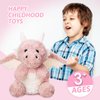 EOUOBOMO Cute Flying Dragon Plush,Soft Dinosaur Stuffed Animals Pillow,Kawaii Fire Dragon Animal Plushies Toy,Great Birthday Present for Adults and Kids,7.88",Pink