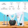 V-White Electric Toothbrush Adults - Ultrasonic U-Shaped Toothbrushes for Teeth Whitening - 360° Mouth Cleansing, Hands free Gums Protection - Wireless Charging & LED Light - Waterproof IPX7 Certified