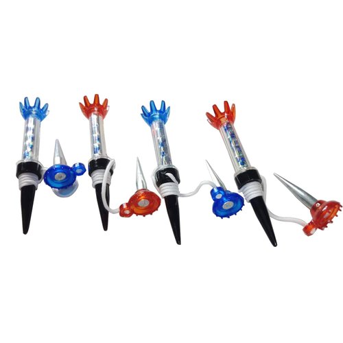 Scott Edward Low Friction Reusable,Golf Magnet Tee, 3 Inches (80 mm), 4 PCS Packed, Blue, Red