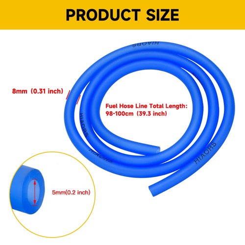 HIAORS Gas Fuel Filter Hose Tube Line for Chinese GY6 50cc 150cc 139QMB 157QMJ Tao Tao Scooter ATV Motorcycle Parts