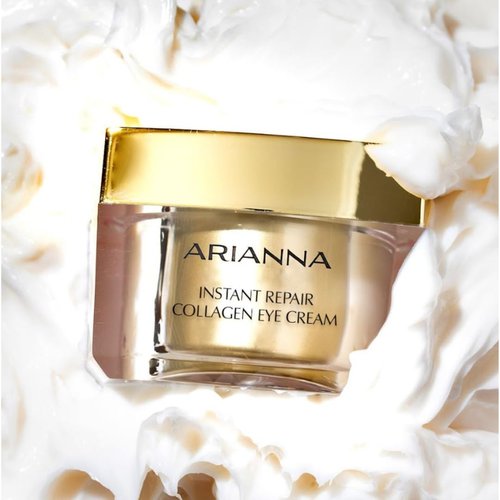 ARIANNA-SKINCARE Instant Repair Collagen Eye Cream Moisturizes and Improves Eyes Fine Lines and Dark Circles Natural Serum Paraben Free