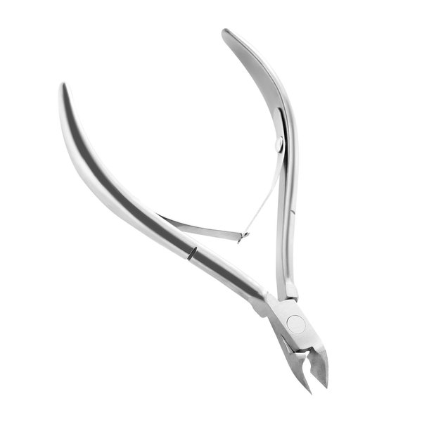 Velodios Cuticle Trimmer and Cuticle Cutter, Extremely Sharp Cuticle Nippers, Professional Stainless Steel Cuticle Remover, Perfect Nail Care Tool for Home/Spa/Salon Manicures - Silver