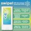 L-UV Swipe! SPF 50 Mineral Sunscreen Stick, Broad-Spectrum Protection Against UVA & UVB Rays, Perfect For Everyday Activities & Outdoor Adventures, Clear and Lightweight Sun Protection