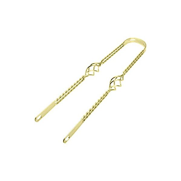 Alta Gold Cage Twisted Lowrider Bicycle Fender Braces, Multiple Sizes. (20")