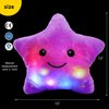 BSTAOFY 13‘’ LED Musical Twinkle Star Glow Lullaby Nightlight Stuffed Animals Light up Toys Afraid of Dark Singing Birthday Valentines Christmas for Toddlers, Purple
