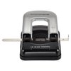 Bostitch Office Indulge 40 Reduced Effort 2-Hole Punch, 40 Sheets, Silver (2340)