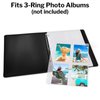 Dunwell Photo Sleeve Inserts - 3-Ring Binder Refills, Crystal Clear Photo Pockets, Holds 3.5x5, Photo Album Refillable Page Inserts (10)
