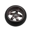 Mxfans RC Car Titanium 5 Spoke Wheel Hub Tire Replacement for WL 1:28 K969 Pack of 4