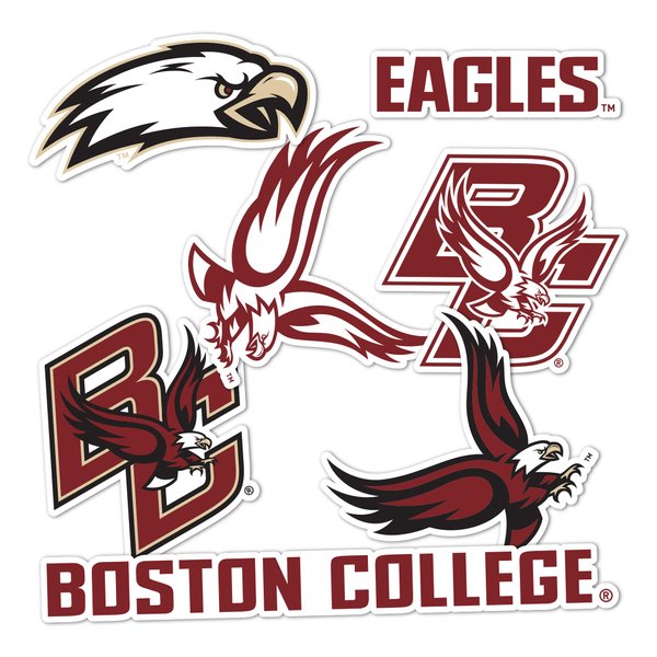 Boston College Sticker Eagles BC Stickers Vinyl Decals Laptop Water Bottle Car Scrapbook T2 (Type 2)