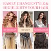 GOO GOO I Tip Hair Extensions Real Human Hair, 24inch 50g 50S, Cold Fusion I Tip Hair Extensions, Invisible Remy Hair Extensions, #1 Jet black