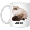 Lovesout Funny Himalayan Cat Cream Brown Personalized Name Christmas 2025 Gifts Coffee Mug White 11 Oz
