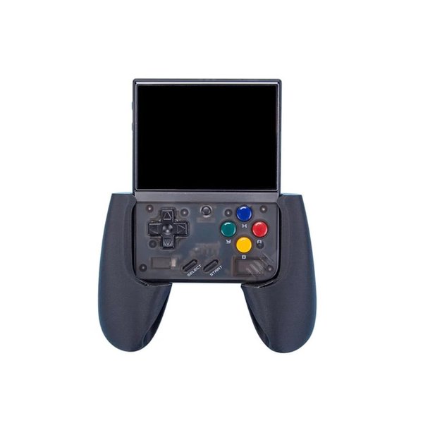 3D Printed Grip Handle for Miyoo Mini Plus Game Console Miyoo mini+ Controller Accessories (black)