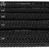 Paracord Planet Diamond Weave Shock Cord, Nylon, 0.75 inches, 50 foot hank, Black