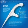 DenTek Triple Clean Advanced Clean Floss Picks, No Break & No Shred Floss, 90 Count, (Pack of 1)