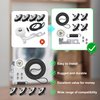 Upgraded Dryer Repair Kit Compatible with LG Kenmore Dryers Includes 4581EL2002C Dryer Drum Roller 4400EL2001A Dryer Belt 4561EL3002A Idler Pulley & Spring Replace 4400EL2001F 4581EL3001E 4581EL2002A