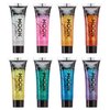 Iridescent Fine Face & Body Glitter Gel by Moon Glitter - 0.40fl oz - Set of 8 - Glitter Face Paint