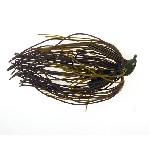 Buckeye Lures MOP38GR 3/8-Ounce Mop Jig Fishing Lure, Green Finish