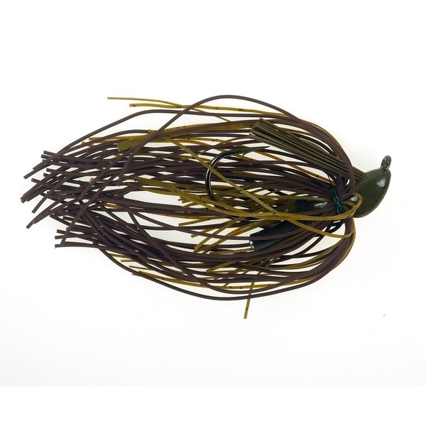 Buckeye Lures MOP38GR 3/8-Ounce Mop Jig Fishing Lure, Green Finish