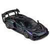 CM Model Car Compatible with McLaren Senna GTR Purple Chameleon Metallic Hong Kong Toy Car Salon 2024" 1/64 Diecast Model Car CM64-SENNAGTR-TOYCARSALON
