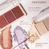 YOUNG VISION Enchanting Purple Eyeshadow Palette - Mesmerizing Matte and Shimmer Shades for Captivating Eye Looks