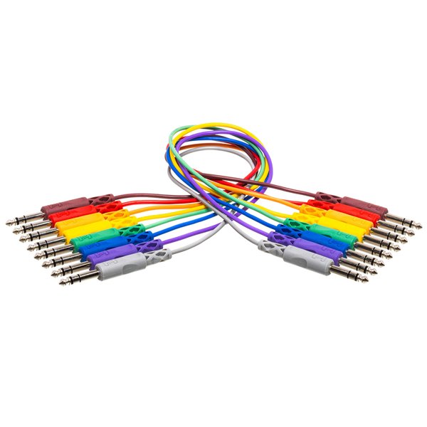 Hosa CSS-890 1/4" TRS to Same Balanced Patch Cables, 3 Feet