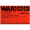 Easykart Parking Violation Stickers Notice Parking Violation Stickers Tow Stickers for Car Vehicle 50 PCs Private Parking Warning Stickers Adhesive Car Window Fluorescent Labels