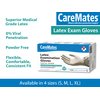 CareMates Nitrile Medical Exam Gloves, Latex Free Rubber, Powder Free, Extra Strong, 4 Mil Thick, Certified for Home Infusion, First Aid, Food Safe, Cleaning Gloves, Small, 50-Count