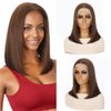 MYSTERY Bob Wig Human Hair 13x4 Lace Closure Wigs 180% Density Brazilian Unprocessed Virgin bob Lace Front Wigs for Black Women Human Hair (color4, 12inch)