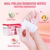 NXJ INFILILA Nail Polish Remover Pads, 2024 Newest Acetone Nail Polish Remover, 50PCS Quick Nail Polish Remover Wipes, Individually Wrapped Nail Polish Remover Wet Wipes for Removing Nail Polish