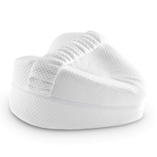 Knee Pillow for Side Sleepers - Between Leg Pillow for Sleeping - Sciatica Pain Relief Pillow Supports Back Pain and Hip Pain - Support Pillow Between The Legs for Knee Support and Lower Back Pain